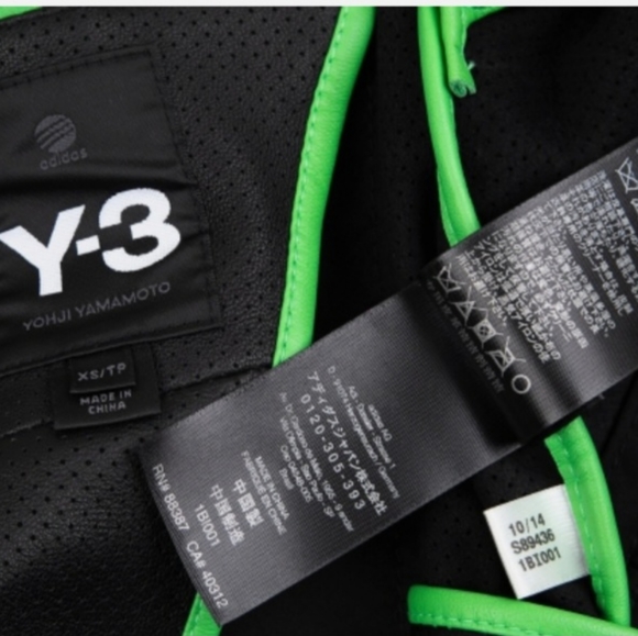 Mens Y-3 Mesh Motocycle Jacket - Picture 3 of 7